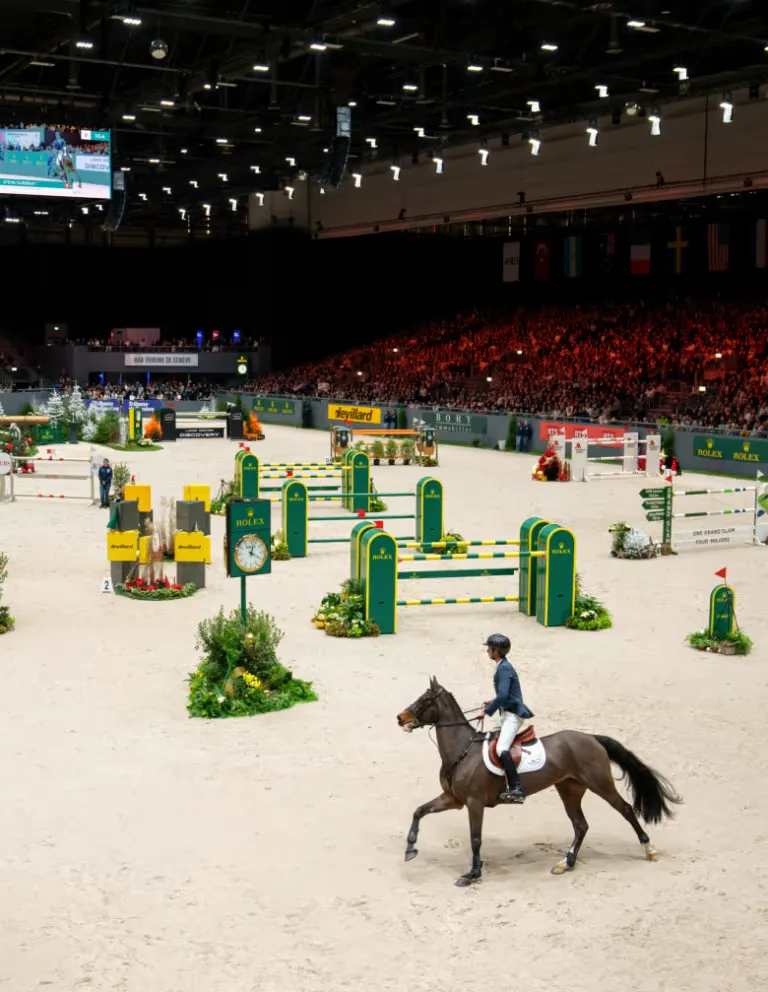 Rolex e l’equitazione<br>
Come un’unica entità