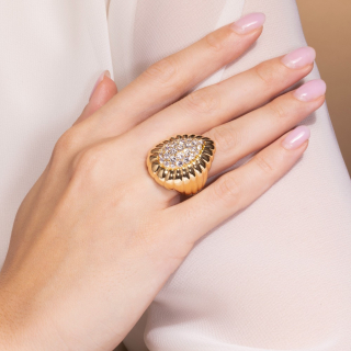 Oriana, Anello in oro e diamanti