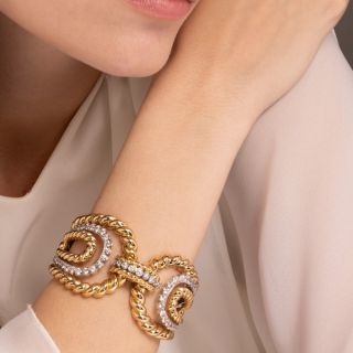 Virginia, Bracciale in oro e diamanti