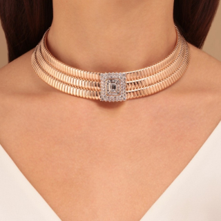 Amanda, Choker in oro e diamanti