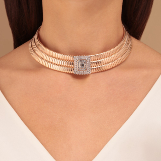 Amanda, Choker in oro e diamanti