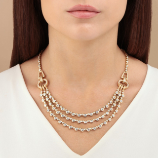 Venere, Collana in oro e diamanti