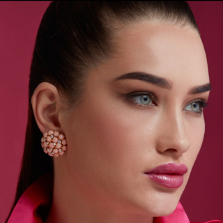 Ischia, Orecchini con pietre dure e diamanti