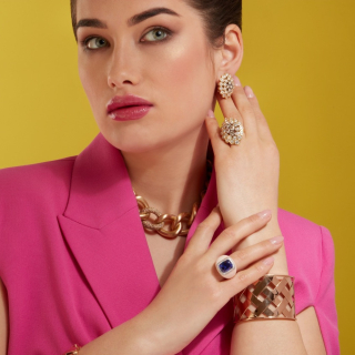 Marchesa, Orecchini in oro e diamanti