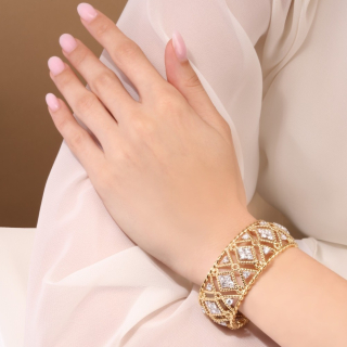 Amabilia, Bracciale in oro e diamanti 