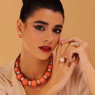 Dorian, Girocollo con pietre dure e diamanti