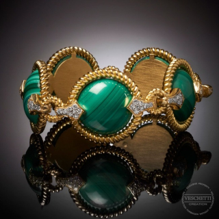 Giove, Bracciale con pietre dure e diamanti
