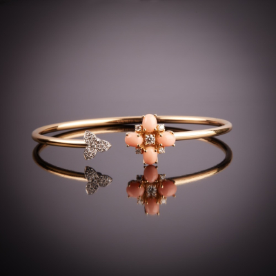 Fortuna, Bracciale con pietre di colore e diamanti