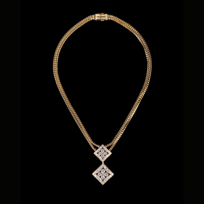 Lucilla, Collana in oro e diamanti