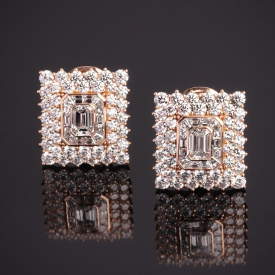 Amanda, Orecchini in oro e diamanti