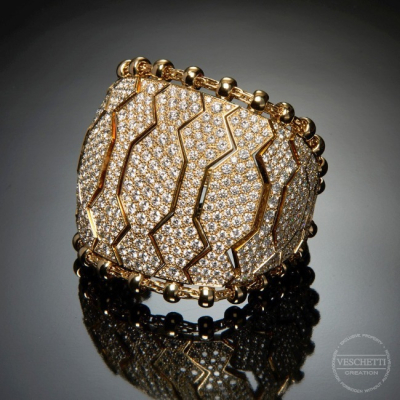Notti Africane, Bracciale in oro e diamanti