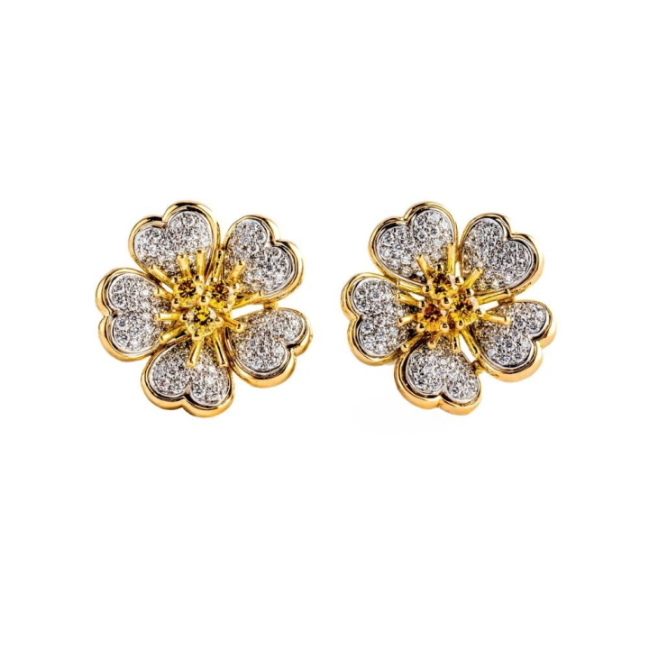 Petit Fleurs , Orecchini con diamanti&nbsp;