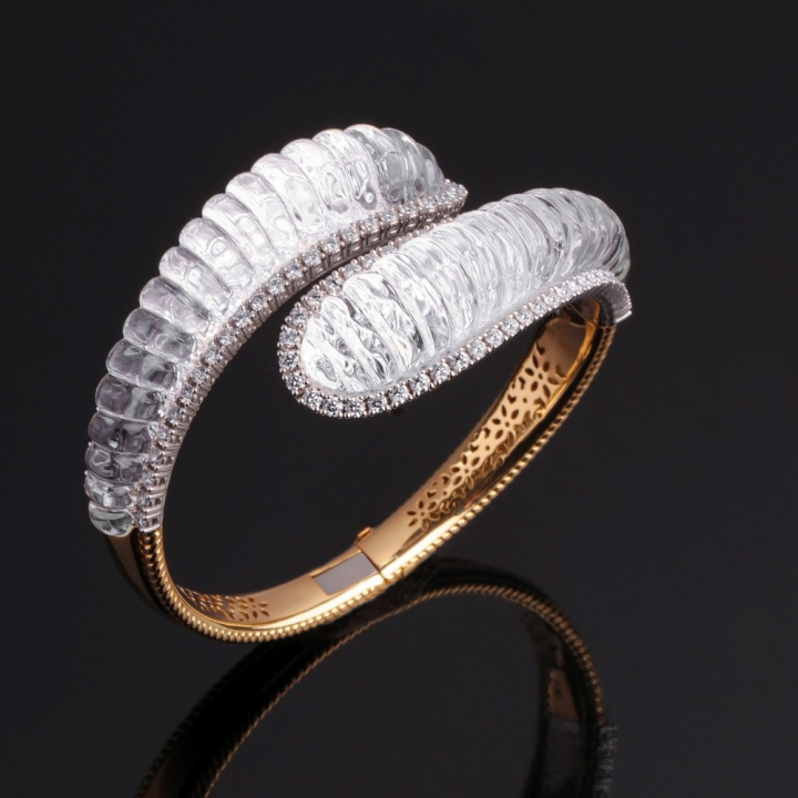 Anniversary, Bracciale con pietra dura e diamanti