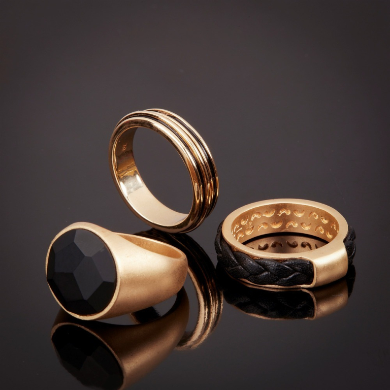 Anelli, Anelli in argento placcato