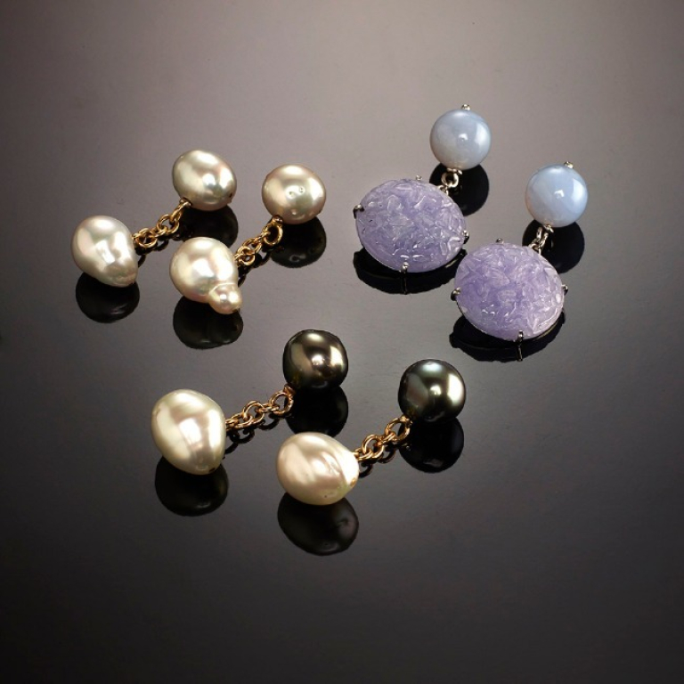 Gemelli, Selezione di gemelli con pietre dure